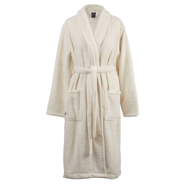Aquanova Mya badjas (MYABG-806) - kleur Birch - Polyester fleece badjas