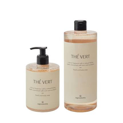 Aquanova PARIS milde zeep - set Thé Vert - bathlaving.com