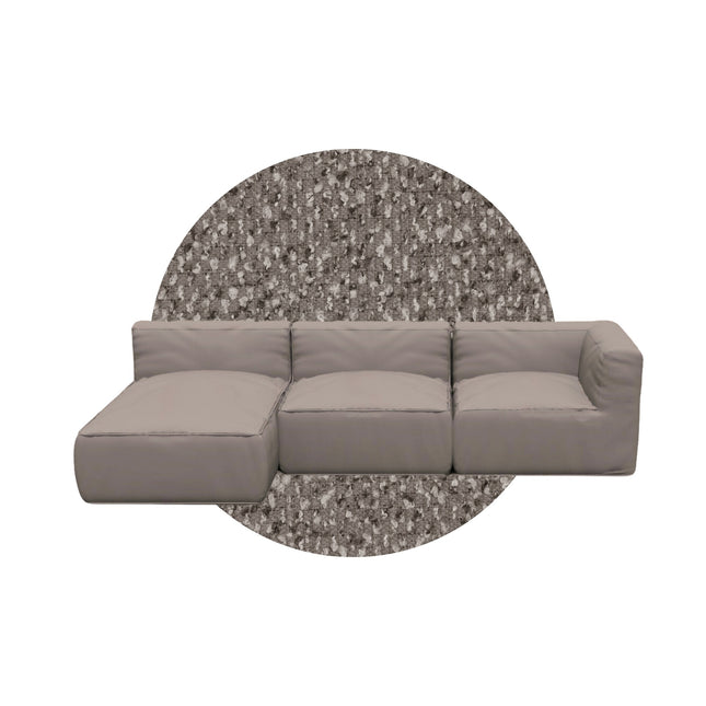 Blomus Grow loungebank D - kleur Earth Boucle - bathlaving.com