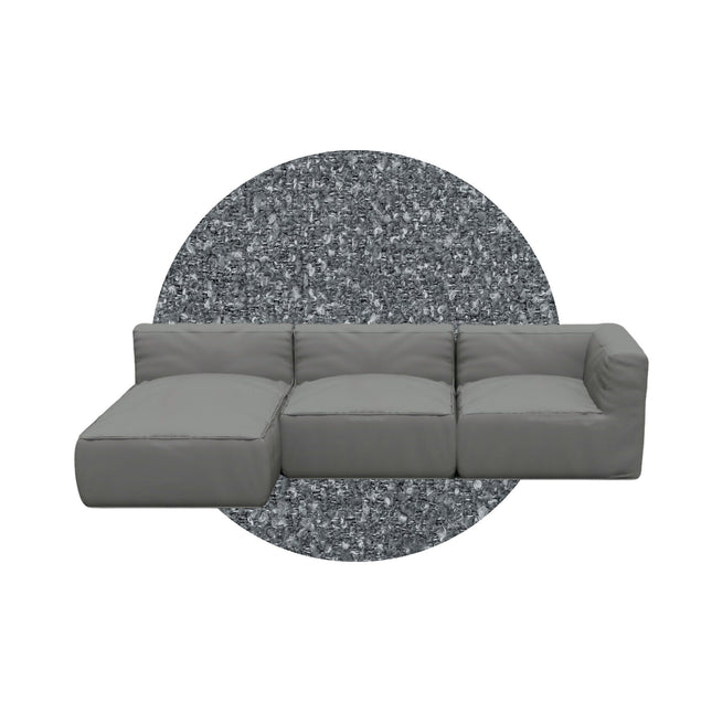 Blomus Grow loungebank D - kleur Stone Boucle - bathlaving.com