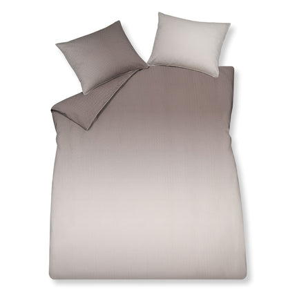 Copripiumino HOME Milano Taupe 200x220 cm (raso di cotone)