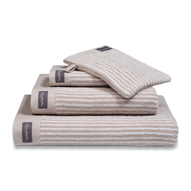 Vandyck badtextiel Home Petit Ligne (BAKC15101 090) - wit