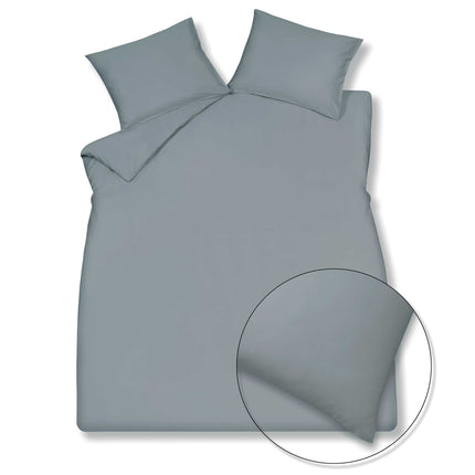 SATIN LUXE dekbedovertrek Light Blue 140x220 cm
