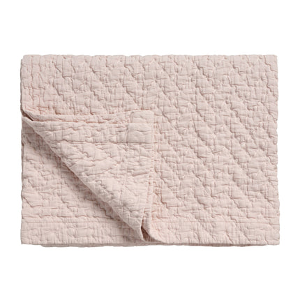 PURE 10 sengetæppe Lys Pink 260x260 cm