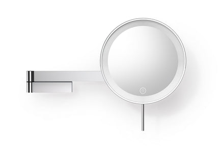 Zack Linea led make up spiegel wand in glanzend rvs (40584)