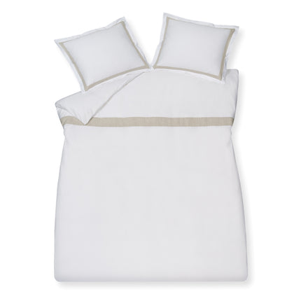 Copripiumino PURITY Capri White 140x220 cm (cotone satinato)