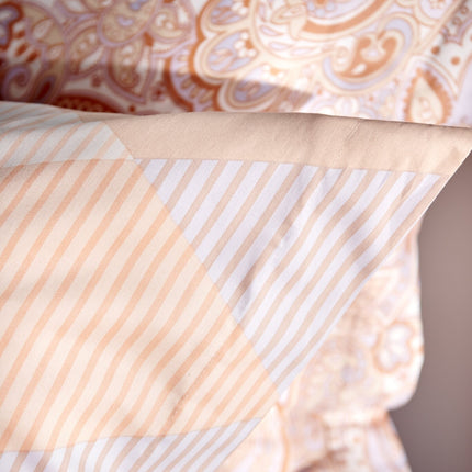Dekbedovertrek GLAZE Apricot Blush 200x220 cm (satijnkatoen)