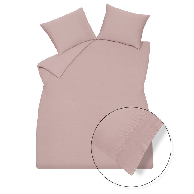 Kissenbezug PURE 07 Viola 60x70 cm (Leinen/Satin-Baumwolle)