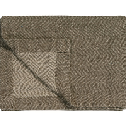 PURE 52 plaid/sprei 160x250 cm Hazel (linnen)