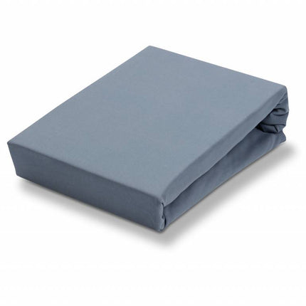 JERSEY SOFT fitted sheet Dusty Blue