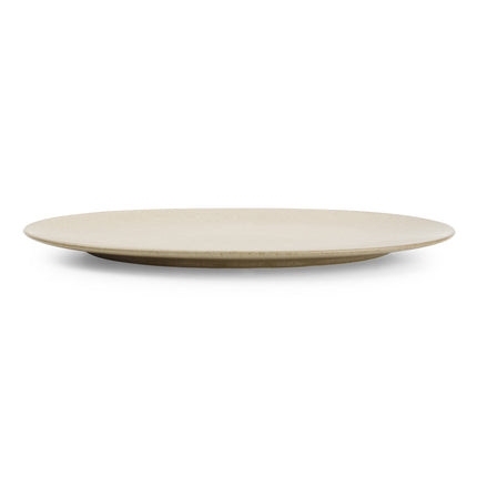 CIRRO plat bord ovaal 30 cm - Beige