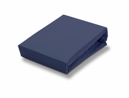 JERSEY SUPREME Topper-Spannbetttuch Navy