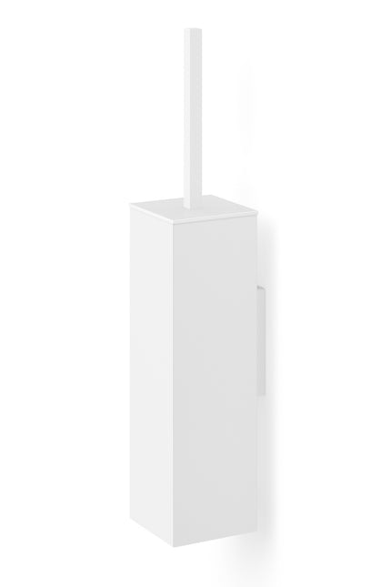 Escobillero CARVO de pared cuadrada (blanco)