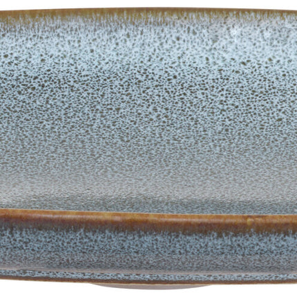 SAISONS flacher Teller oval 20 cm Denim