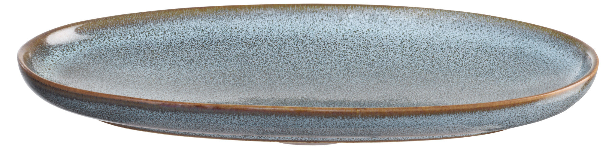 SAISONS flad tallerken oval 20 cm Denim