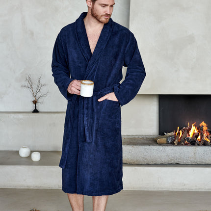 PRESTIGE bathrobe Navy