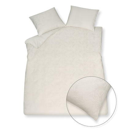 Dekbedovertrek PURITY Florence Cream Tan 140x220 cm (satijnkatoen)