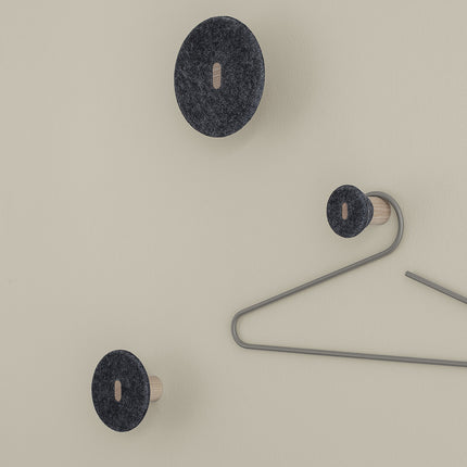 CURL kledinghanger Steel Grey (set/2)
