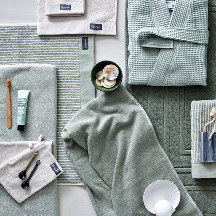 Handtuch 60x110 cm <tc>HOME</tc> Uni Smoke Green-814 (Set/3)