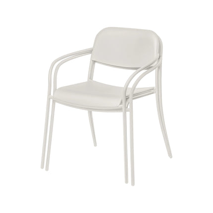 YUA tuinstoel armleuning Silk Grey