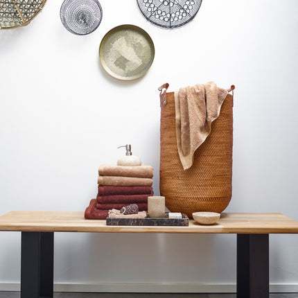 HAMMAM tray rechthoek Brown