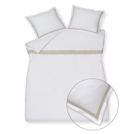 Copripiumino PURITY Capri White 140x220 cm (cotone satinato)