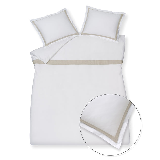 Copripiumino PURITY Capri White 140x220 cm (cotone satinato)
