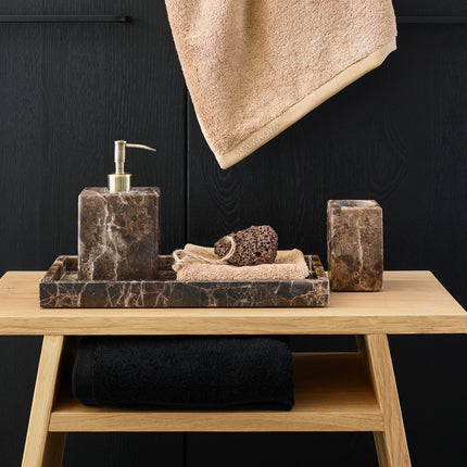 HAMMAM tray rechthoek Brown
