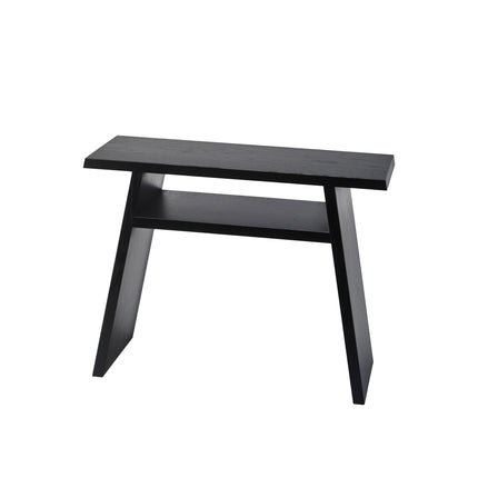 Wooden stool MINK Black-09
