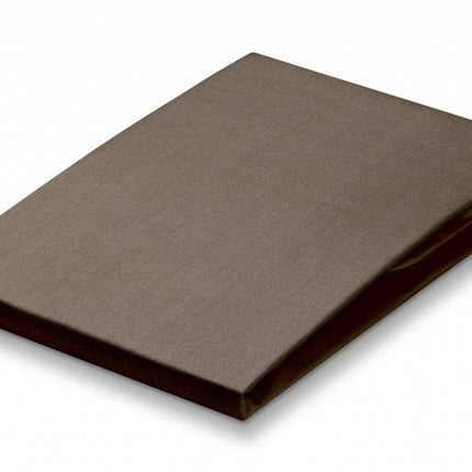 Drap-housse en PERCALE Taupe