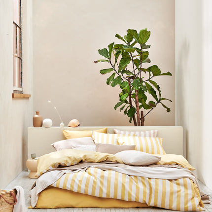 Dekbedovertrek HOME 98 Smoke Green 140x220 cm (satijn Tencel)