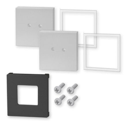 Juego de soporte de pared CARVO (acero inoxidable mate)/2 piezas