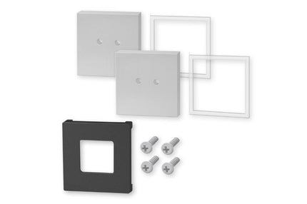 Juego de soporte de pared CARVO (acero inoxidable mate)/2 piezas