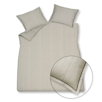 Copripiumino PURE 72 Grigio freddo 140x220 cm (lino/cotone)