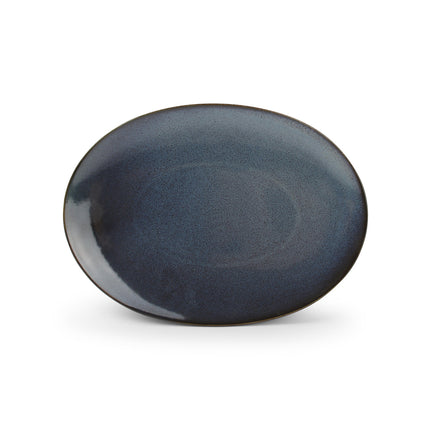 CIRRO plat bord ovaal 24 cm - Dark blue