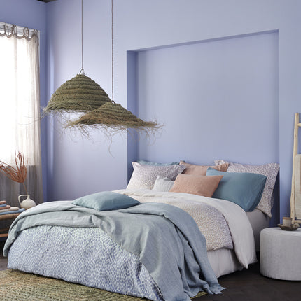 Dynebetræk PURITY 79 Pearl Blue 140x220 cm (hør/bomuld)