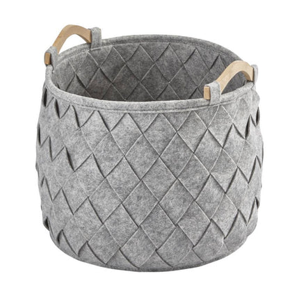 Cestino portaoggetti AMY Silver Grey medio