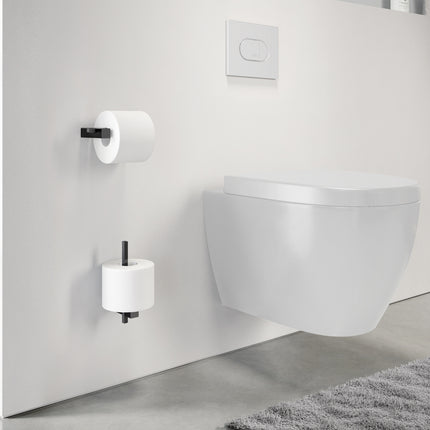 CARVO toilet roll holder (black)