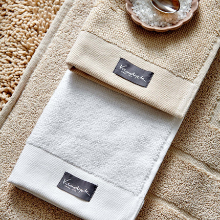 HOME badtextiel Uni Bleached Sand