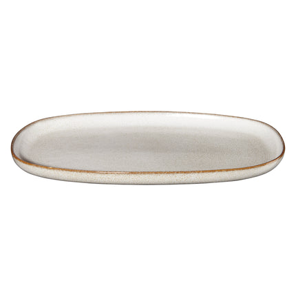 SAISONS piatto piano ovale 31 cm Sabbia