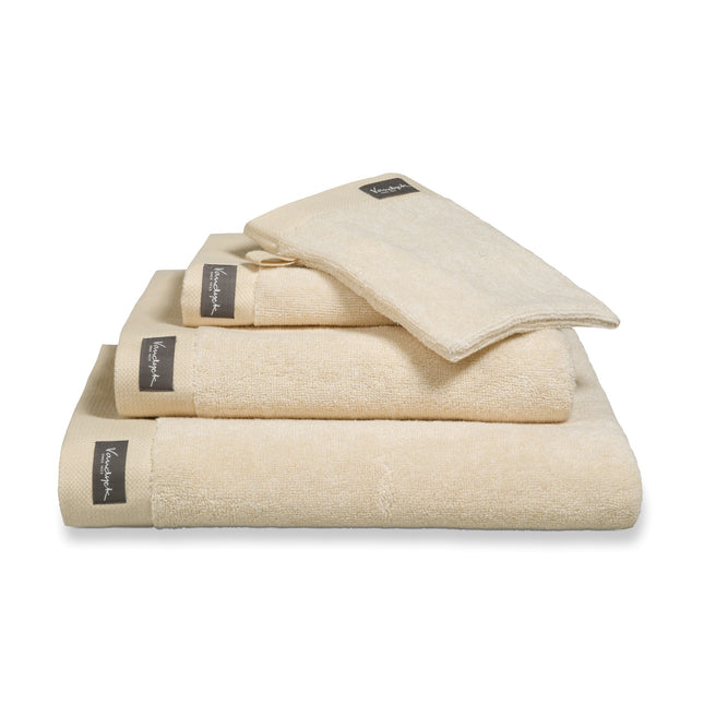 <tc>HOME</tc> Handtuch 60x110 cm Mouliné Bleached Sand (Set/3)