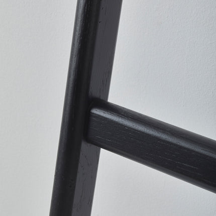 Escalera toallero de madera MINK Negro-09