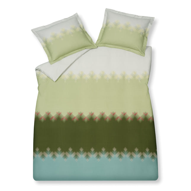 Dekbedovertrek HAPPY SLEEP Smoke Green 200x220 cm (satijnkatoen)