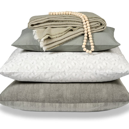 Kussensloop PURITY 79 Smoke Green 60x70 cm (linnen / katoen)
