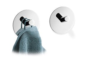 PECO crochets porte-serviettes autocollants set/2 (brillant)