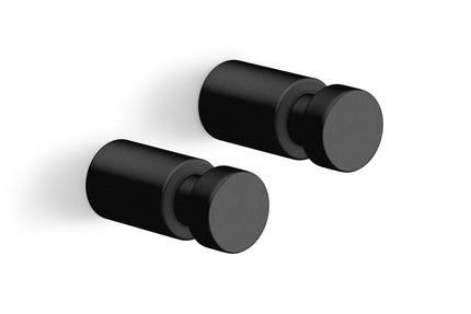 AIVO håndklædekrog 40mm sæt/2 (sort)