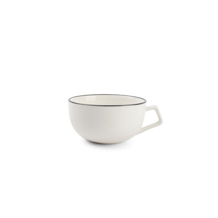 STUDIO BASE Tasse und Untertasse 220 ml weiß (Set/4)