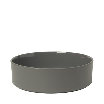 PILAR kom/schaal 27 cm Pewter (hoogte 8 cm)