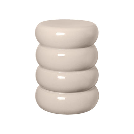 Tavolino TORU Lily White rotondo