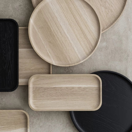 OKU ronde tray / dienblad Oak (small)